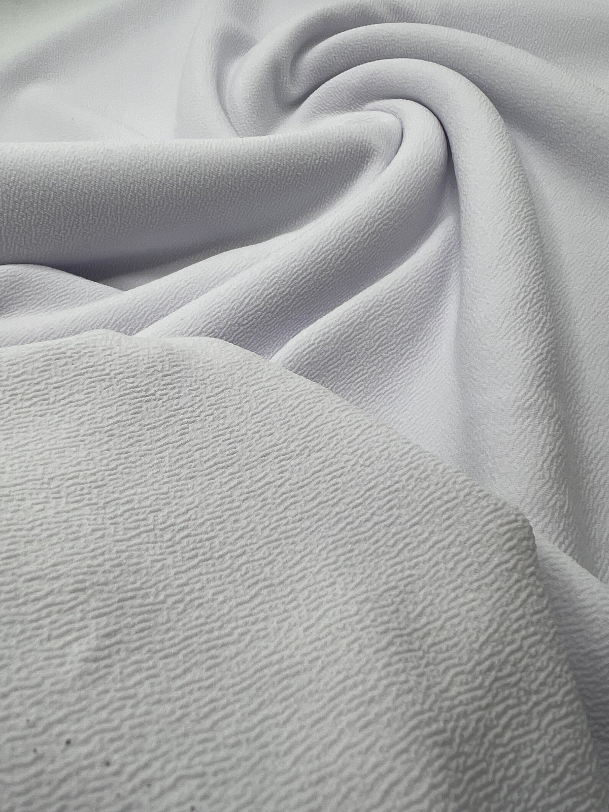 Plain White Liverpool Bullet Stretch Fabric