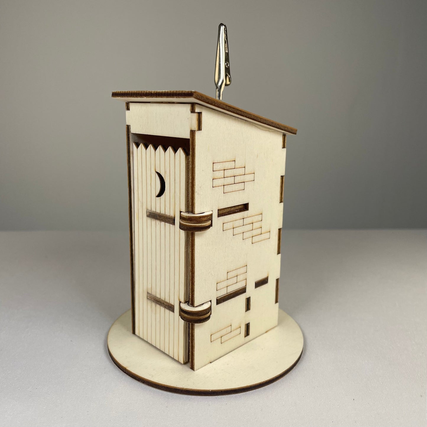 Outhouse WC Toilet - Pre-Built Model by Curious Rabbit ®