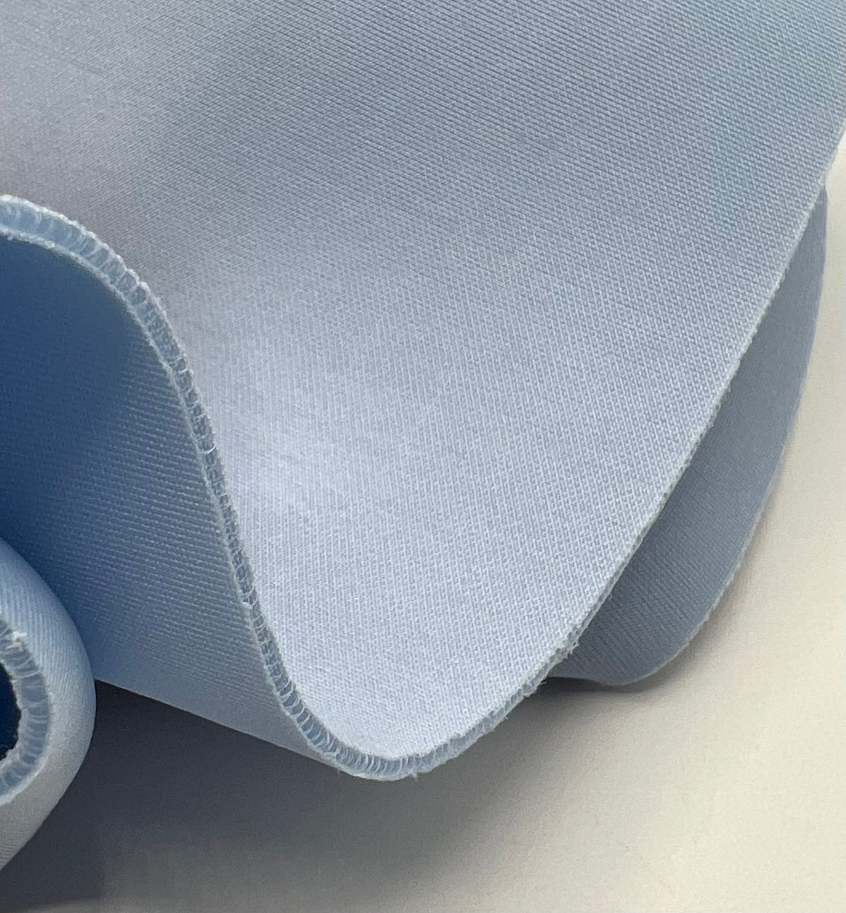 Plain Sky Blue Scuba Foam 3D Mono Scuba Stretch Fabric