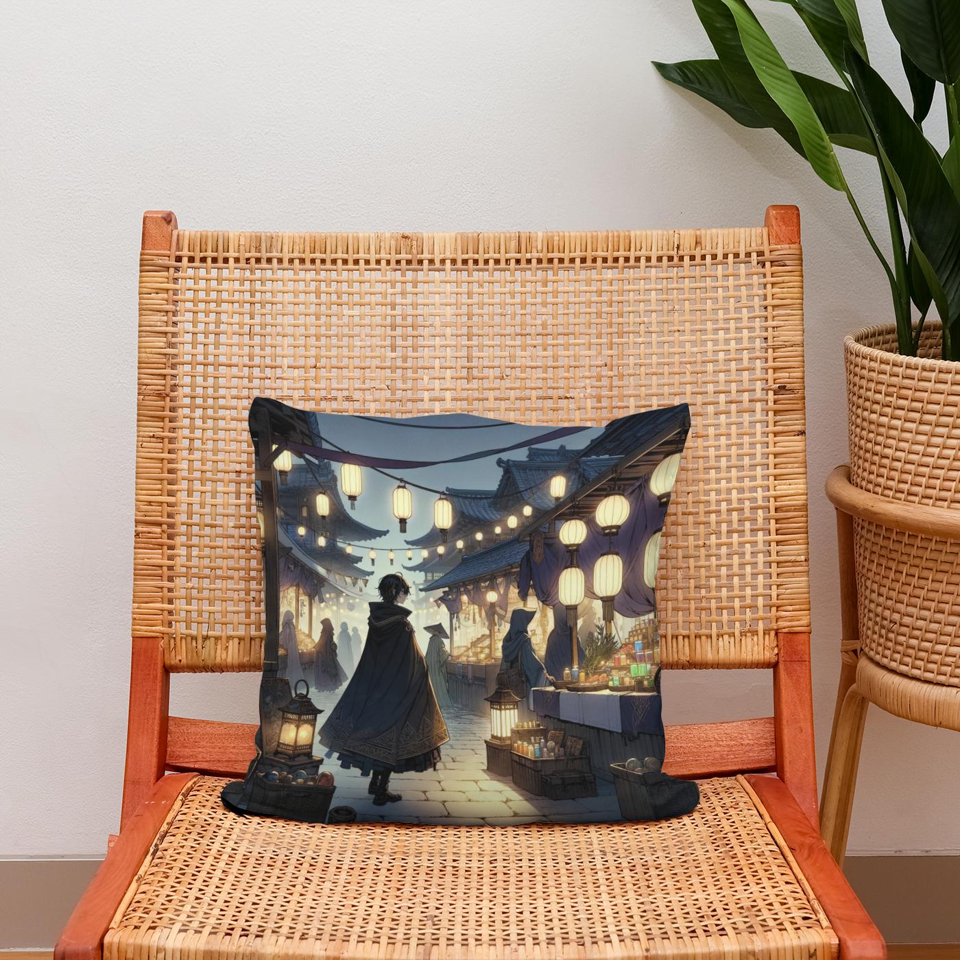 Enchanted Market Cotton Cushion