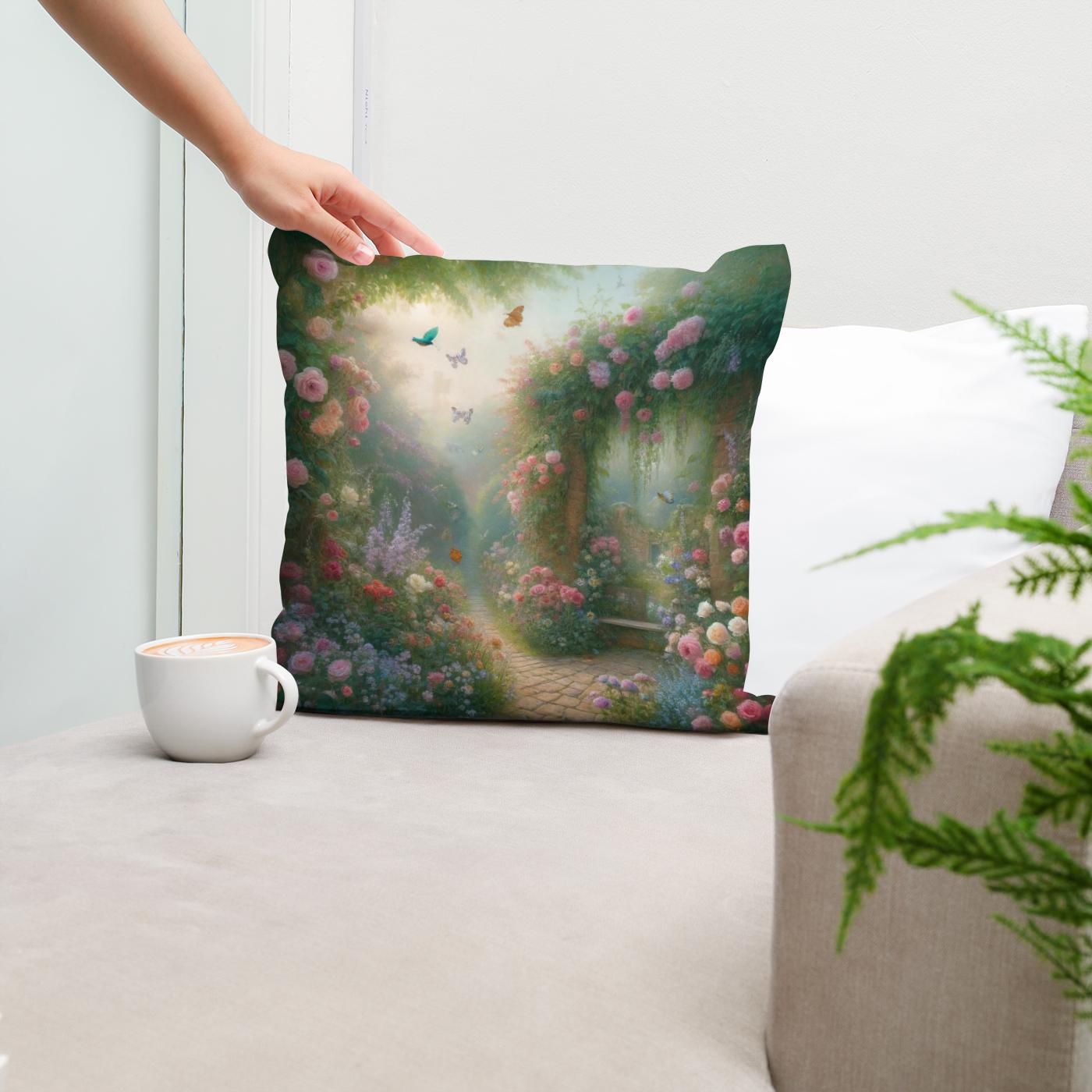 Secret Garden Retreat Cotton Cushion