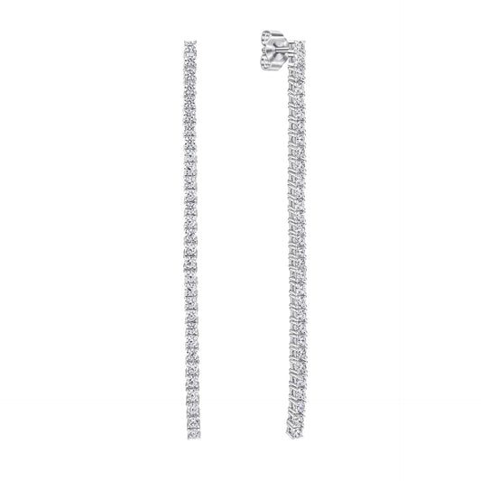 Diamonfire Tennis Chain Drop Earrings