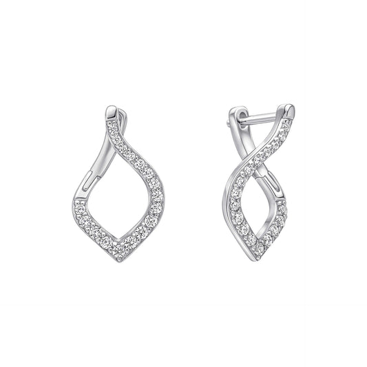 Diamonfire Cluster Cut Out Earrings