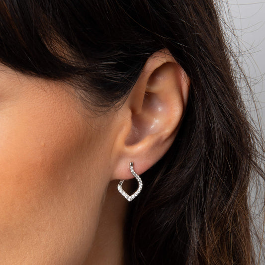 Diamonfire Cluster Cut Out Earrings