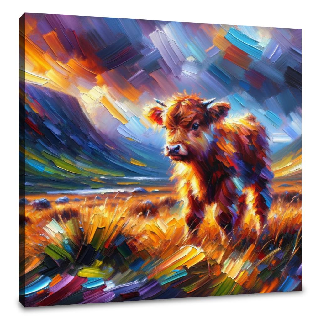 Highland Emotion Canvas