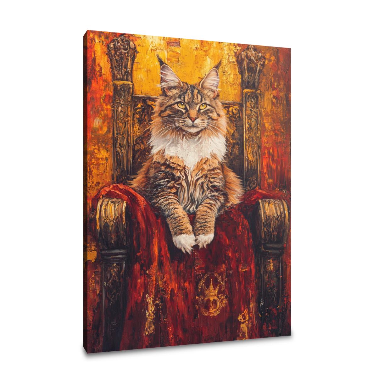 Royal Feline Canvas