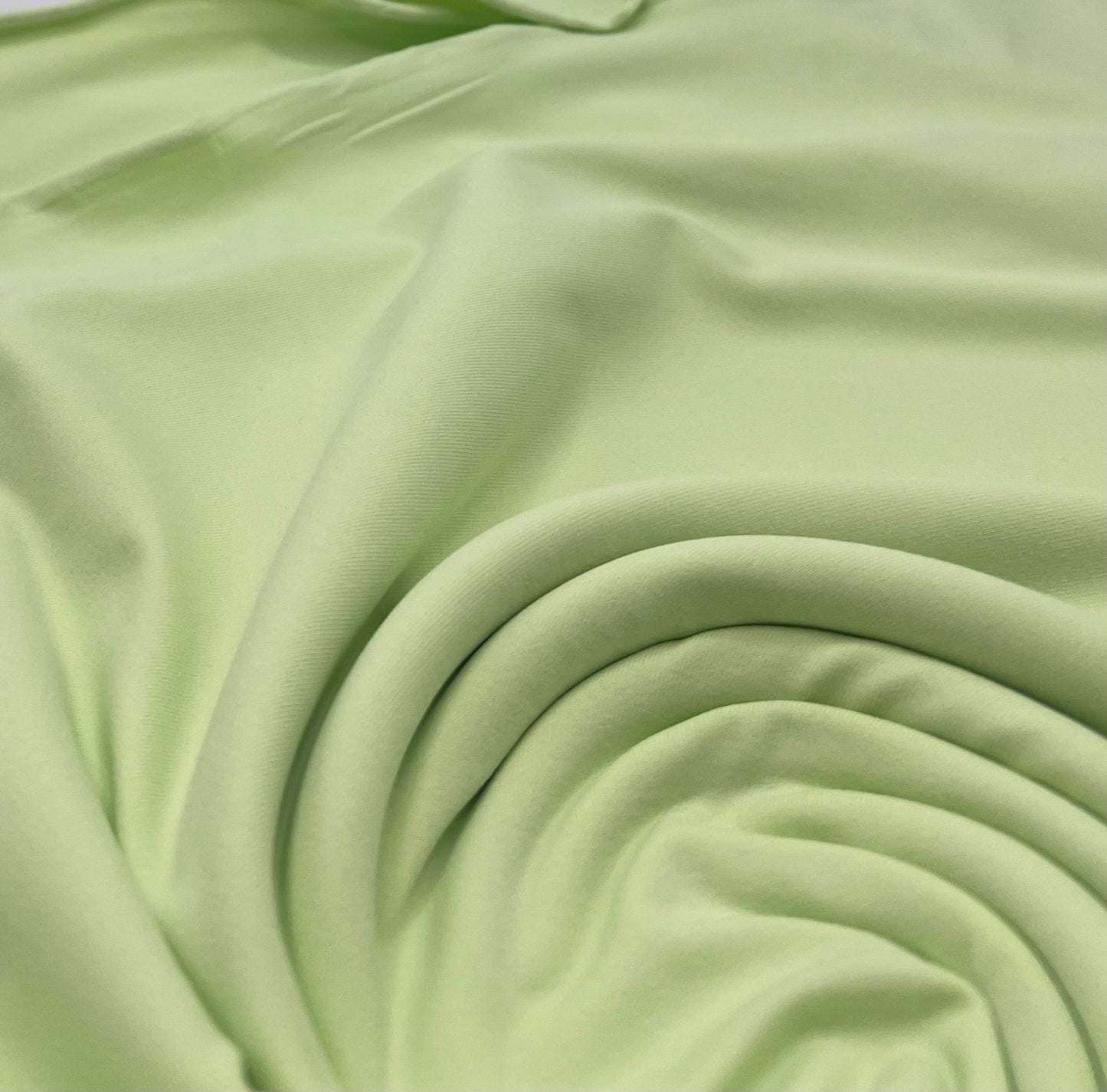 Light Green Stretch Jersey 220GSM 4 Way Stretch Fabric