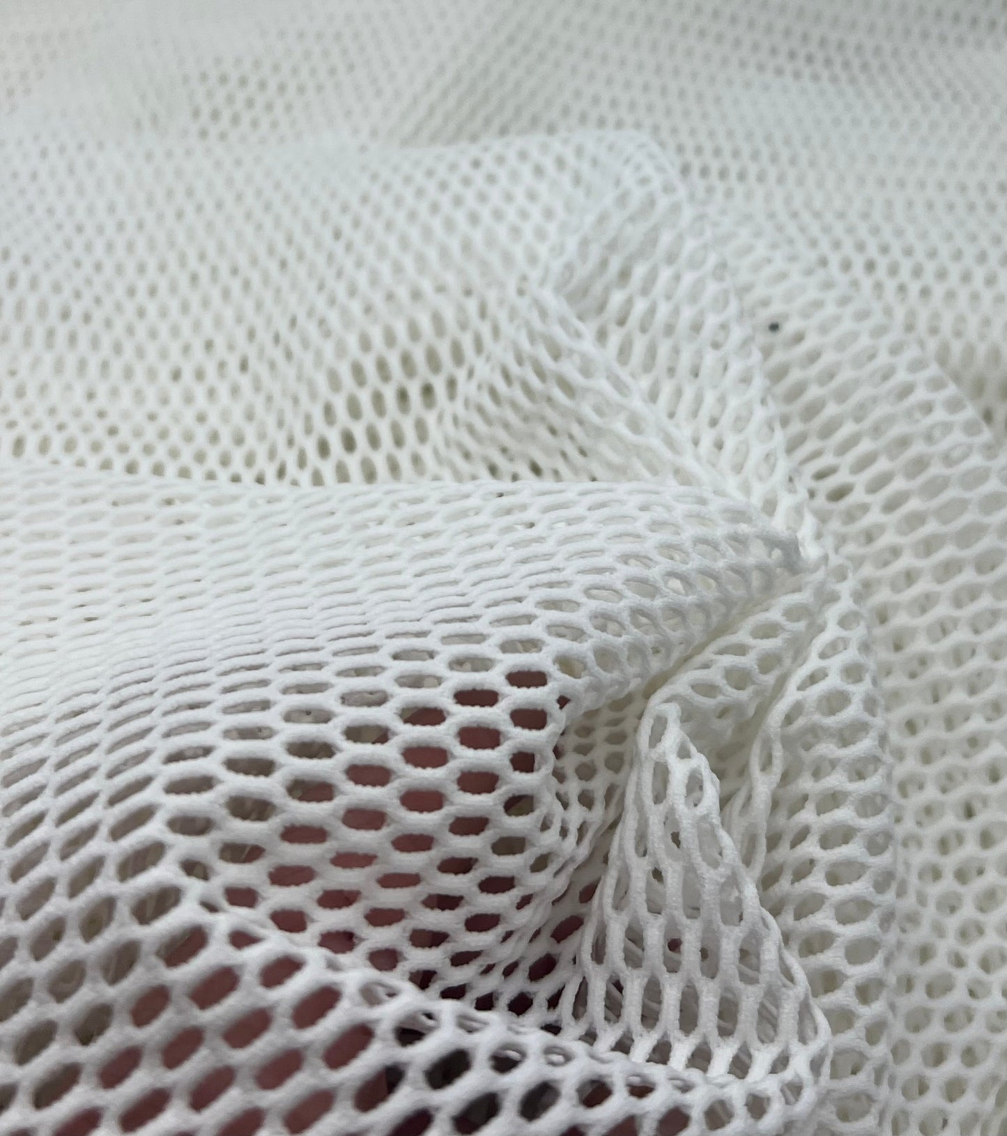 Ivory Fishnet Net 4 Way Stretch Fabric