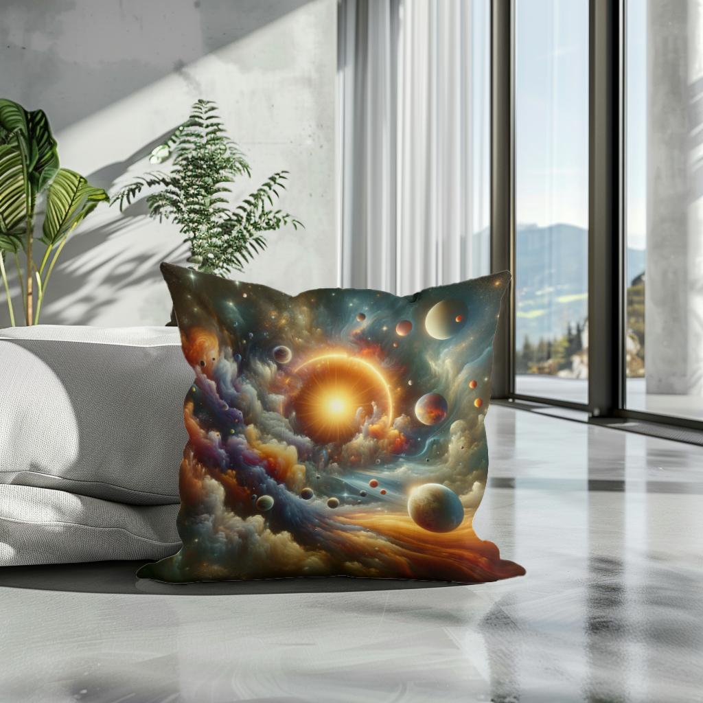 Dreamscape Cosmos Cotton Cushion