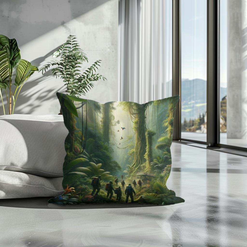 Rainforest Quest Cotton Cushion