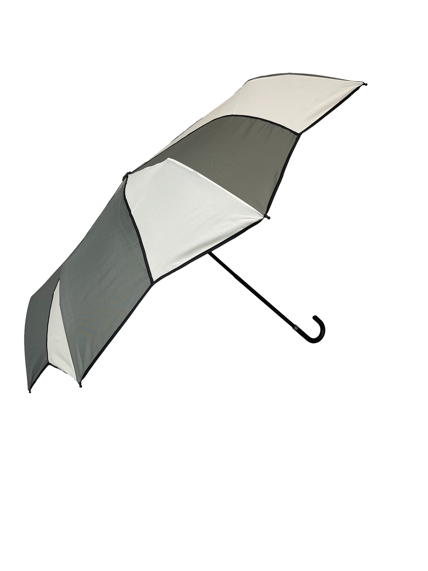 Everyday Swirl Folding Umbrella Charcoal/Cream