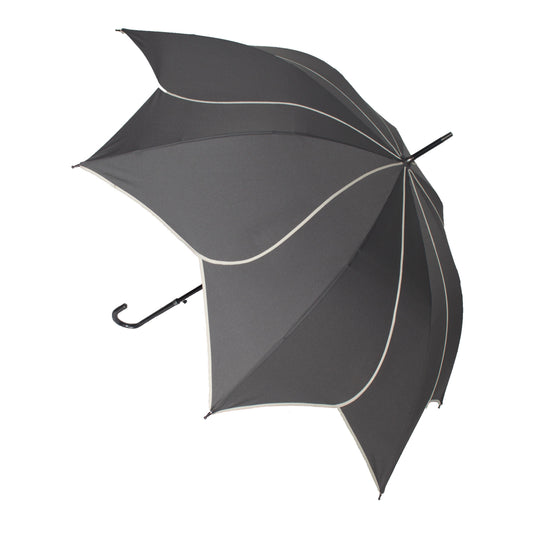 Everyday Swirl Stick Umbrella Charcoal
