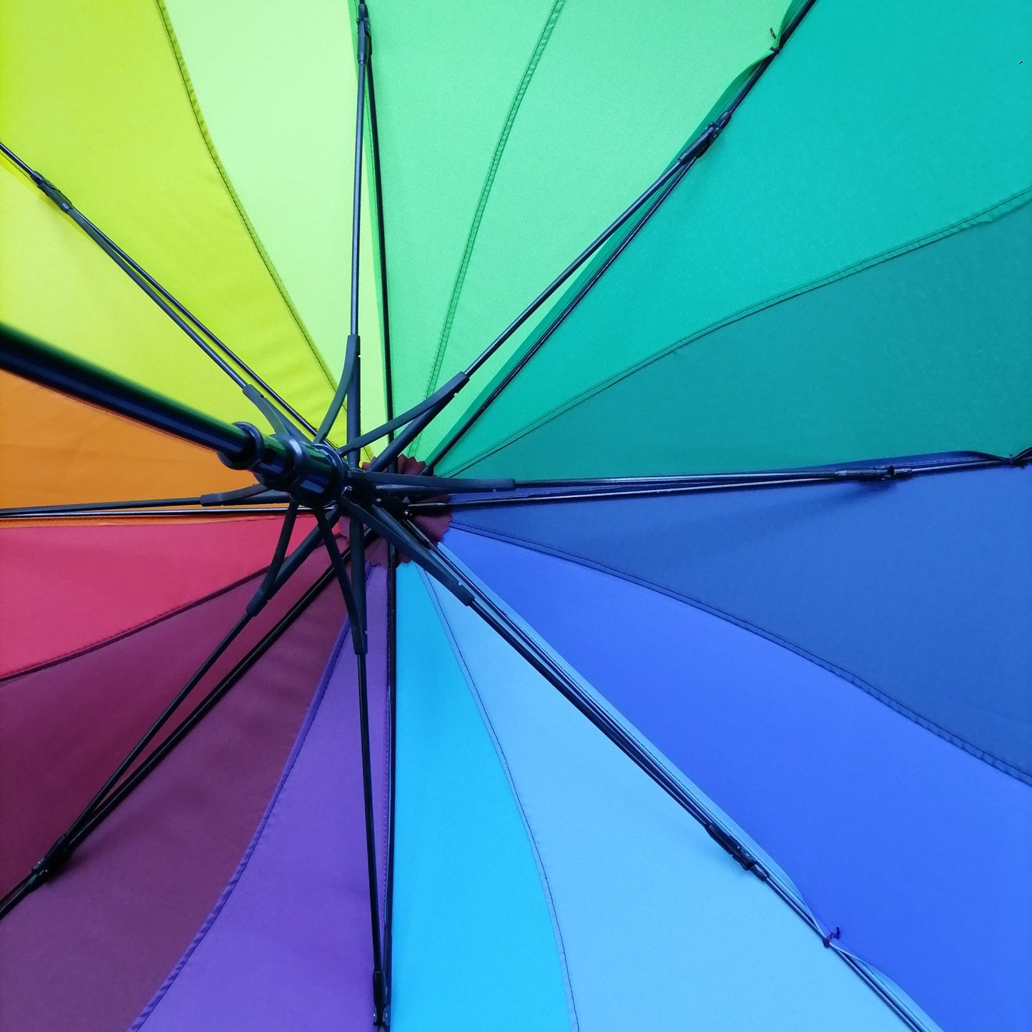 Everyday Swirl Stick Umbrella Rainbow