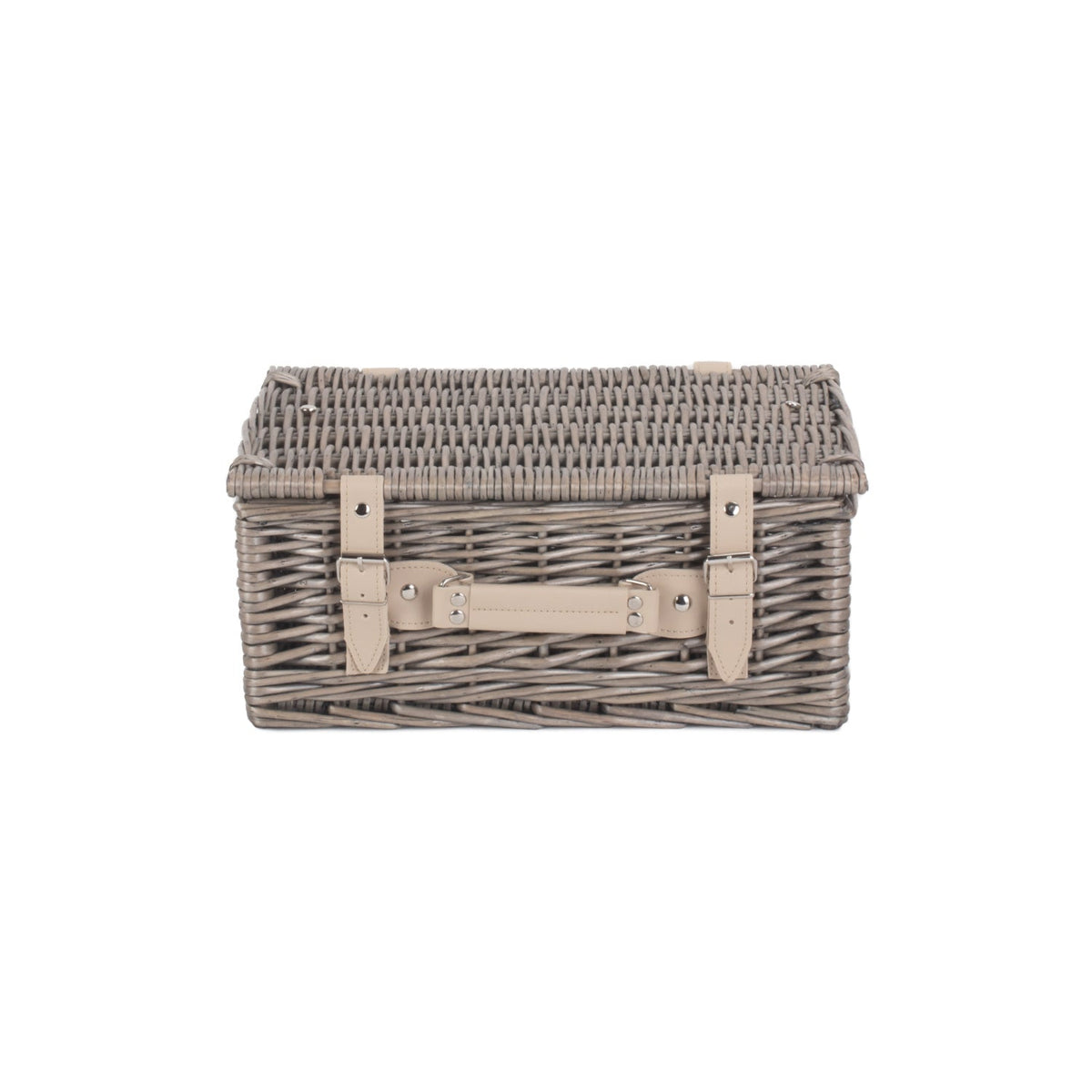 14 Inch Antique Wash Willow Hamper