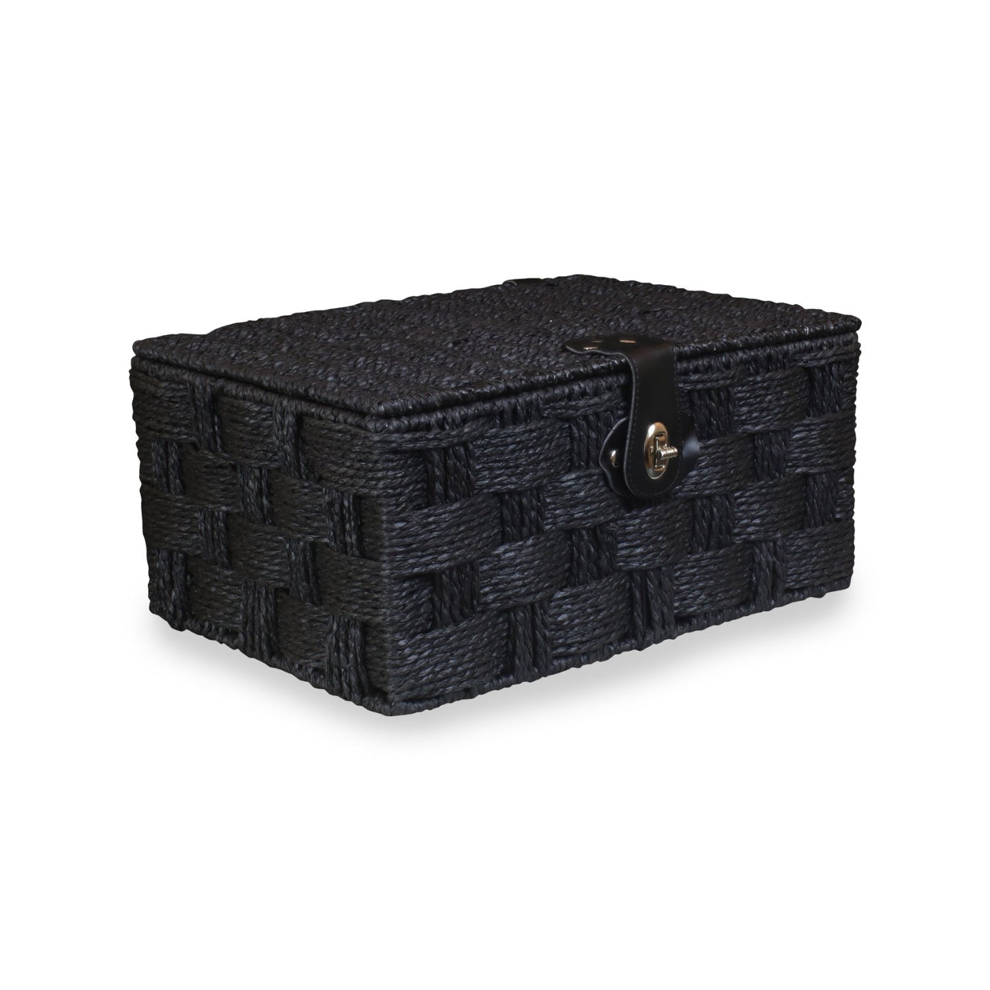 Medium Paper Rope Hamper - Black