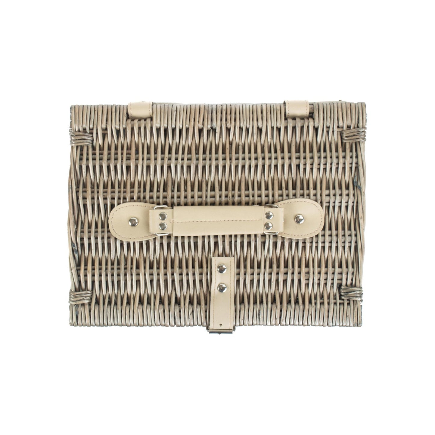 12 Inch Antique Wash Split Willow Hamper