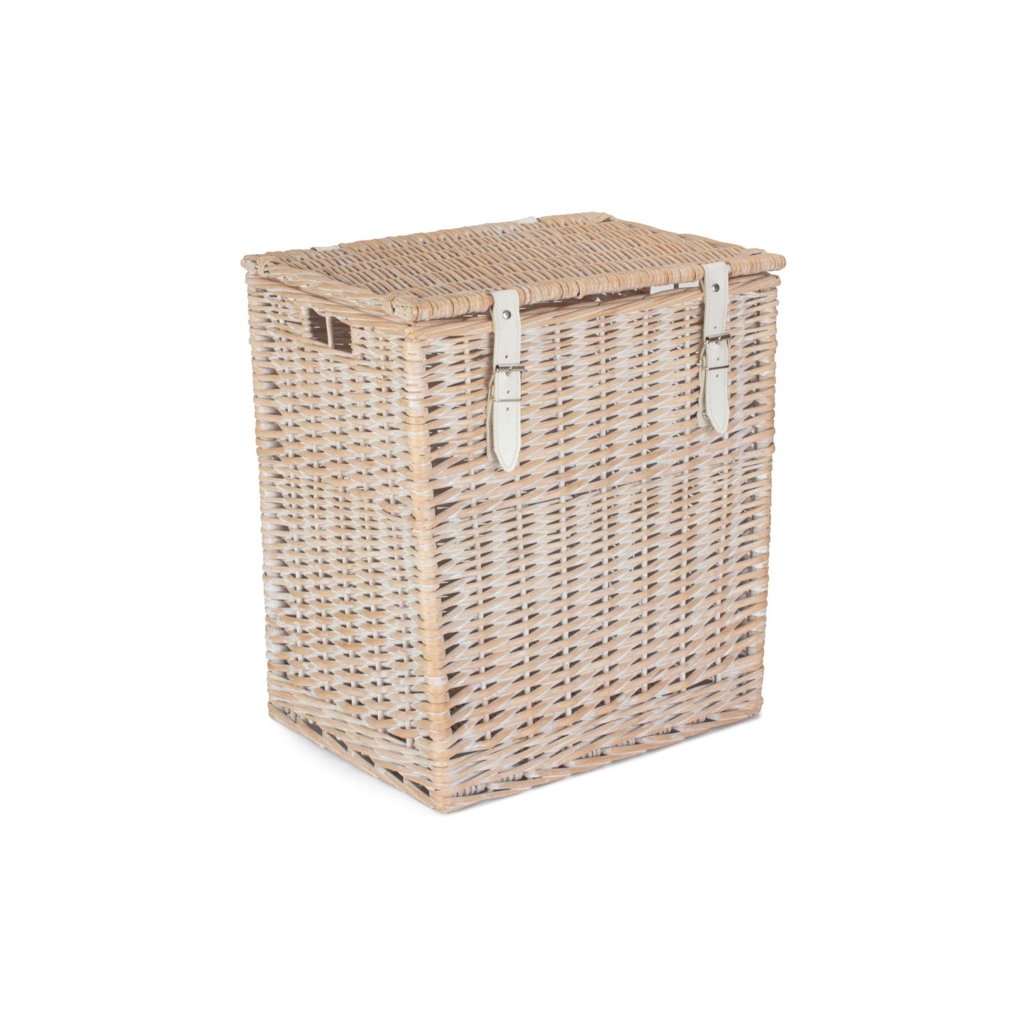 Size 1 - White Wash Willow Vintner Storage Hamper