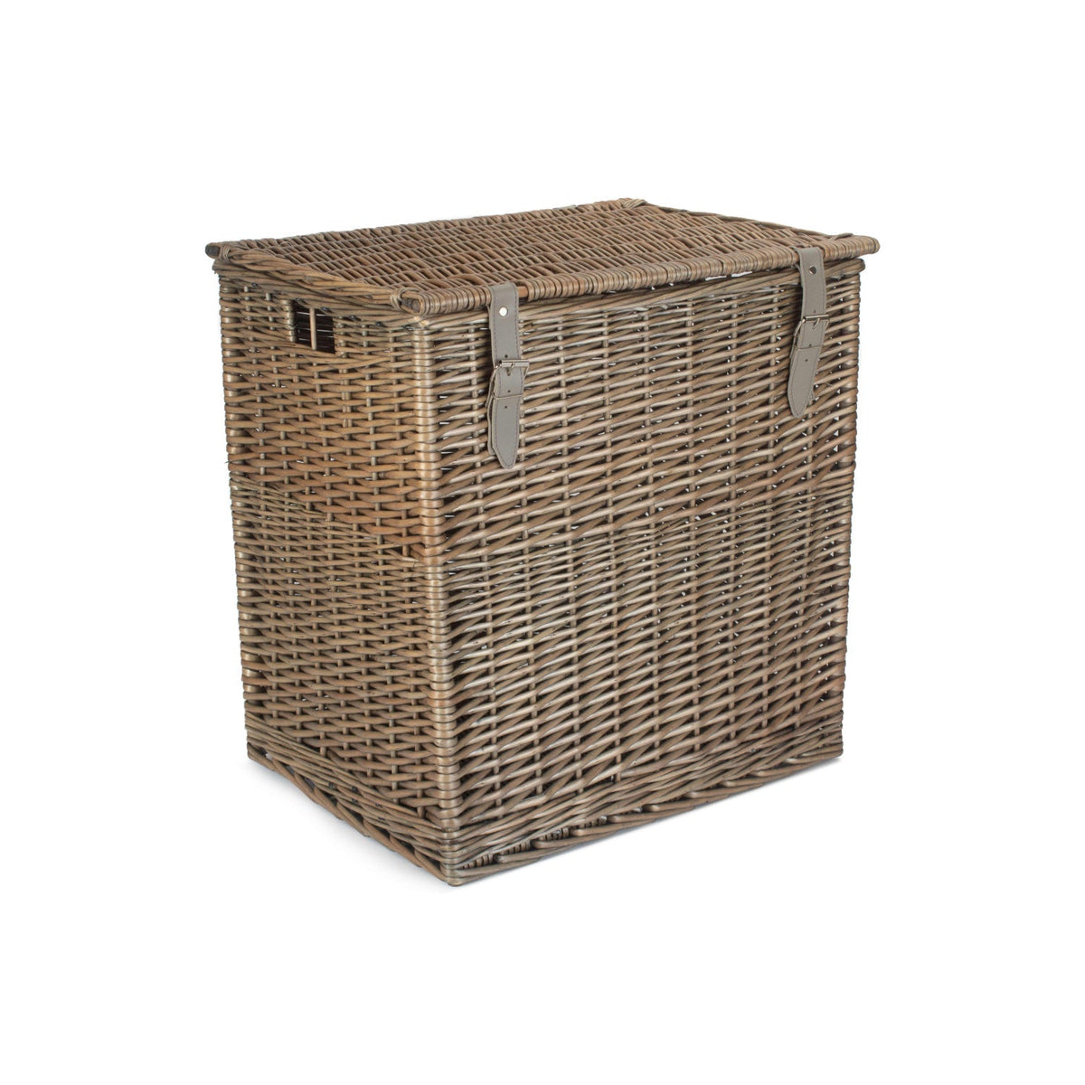 Size 2 - Antique Wash Willow Vintner Storage Hamper