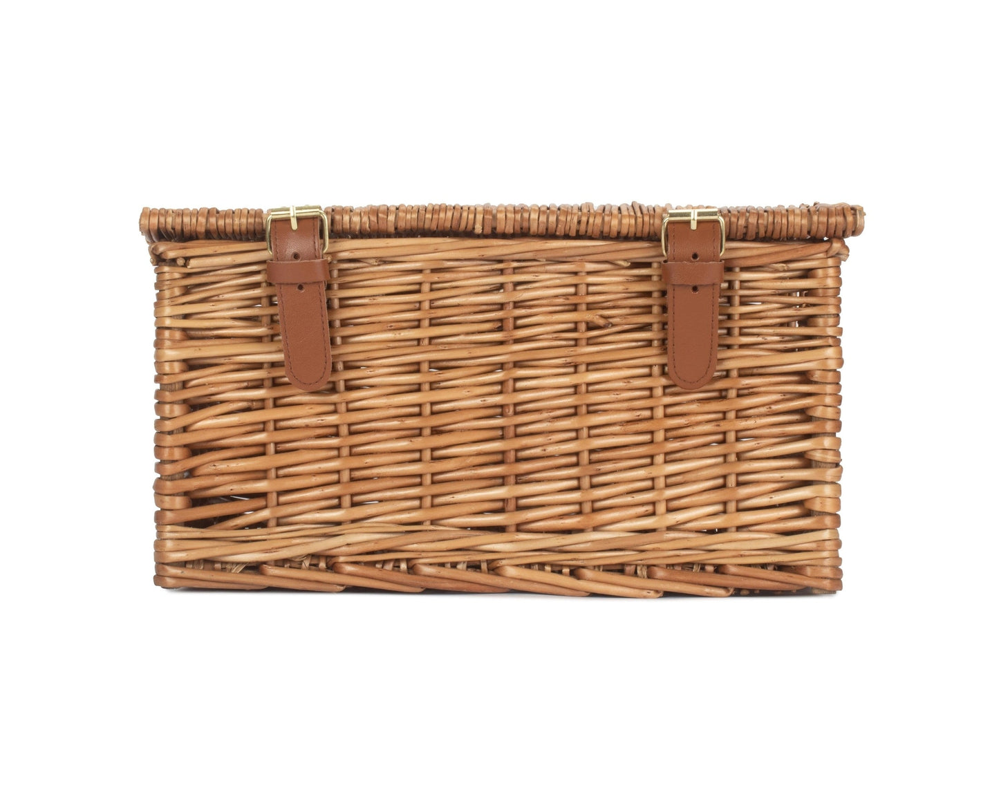 Medium Windsor Willow Hamper Basket – Light Steamed