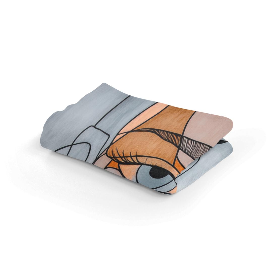 Abstract Face Harmony Blanket
