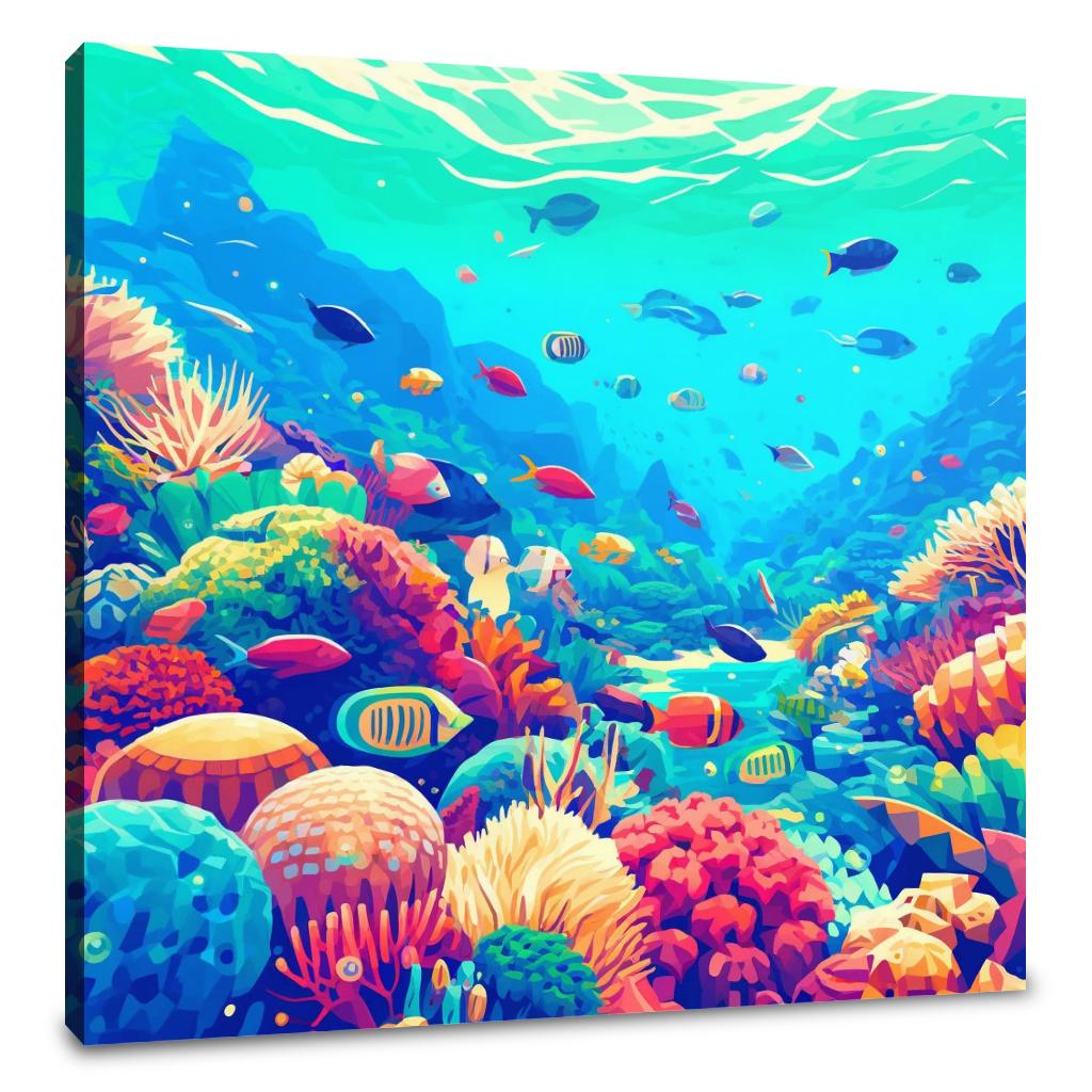 Reef Vibrance Canvas