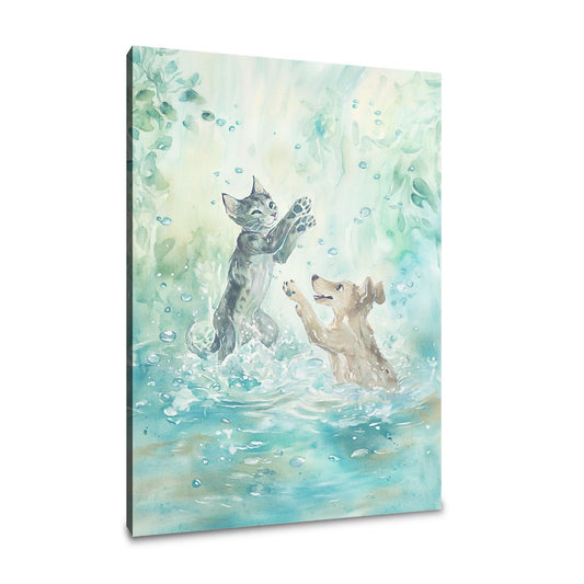 Puddle Pals Canvas