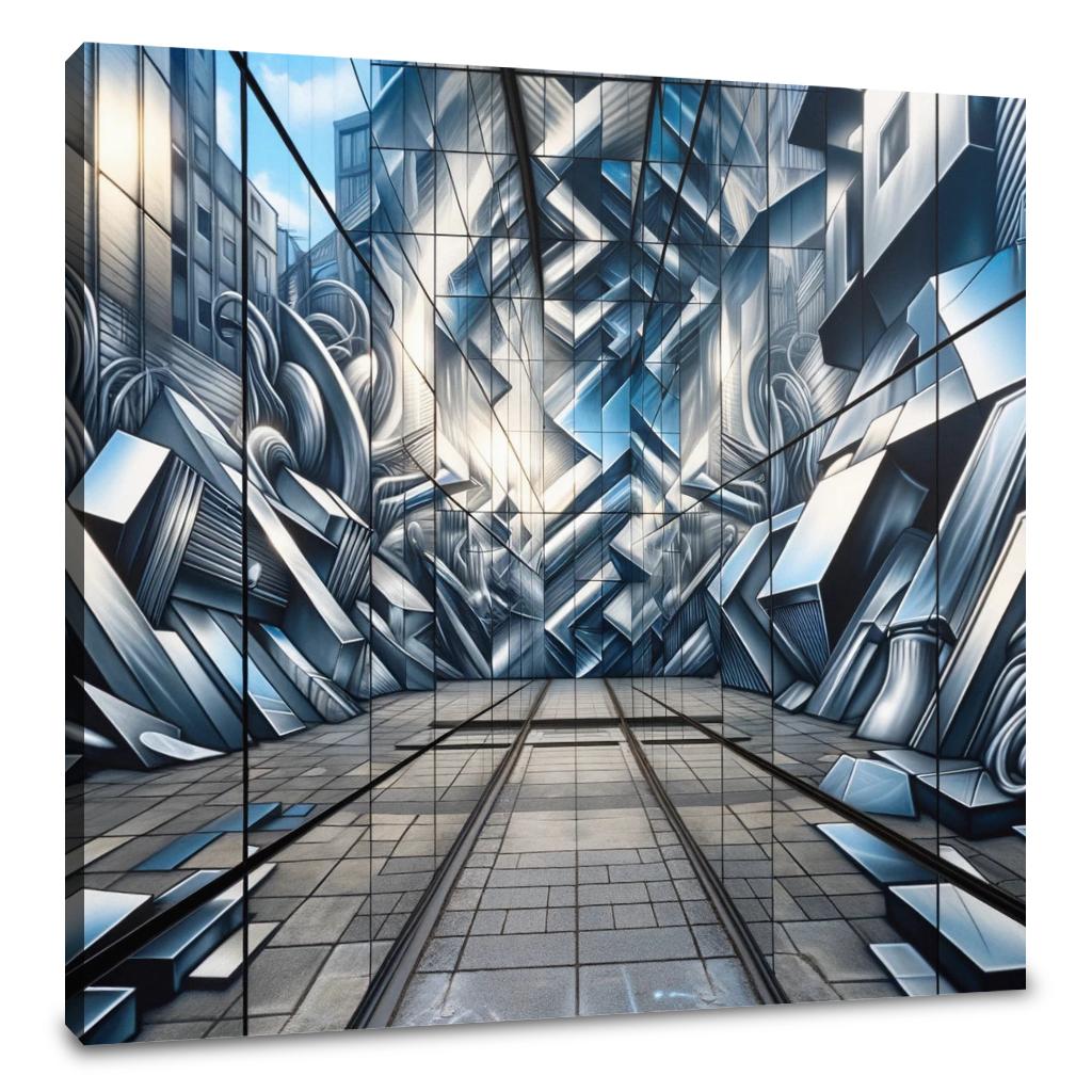 Reflections of the Street Canvas