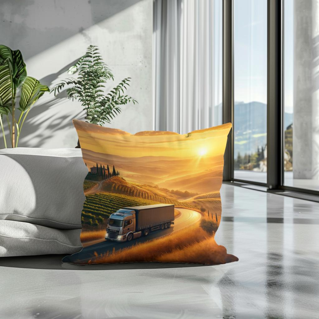 Tuscan Journey Cotton Cushion