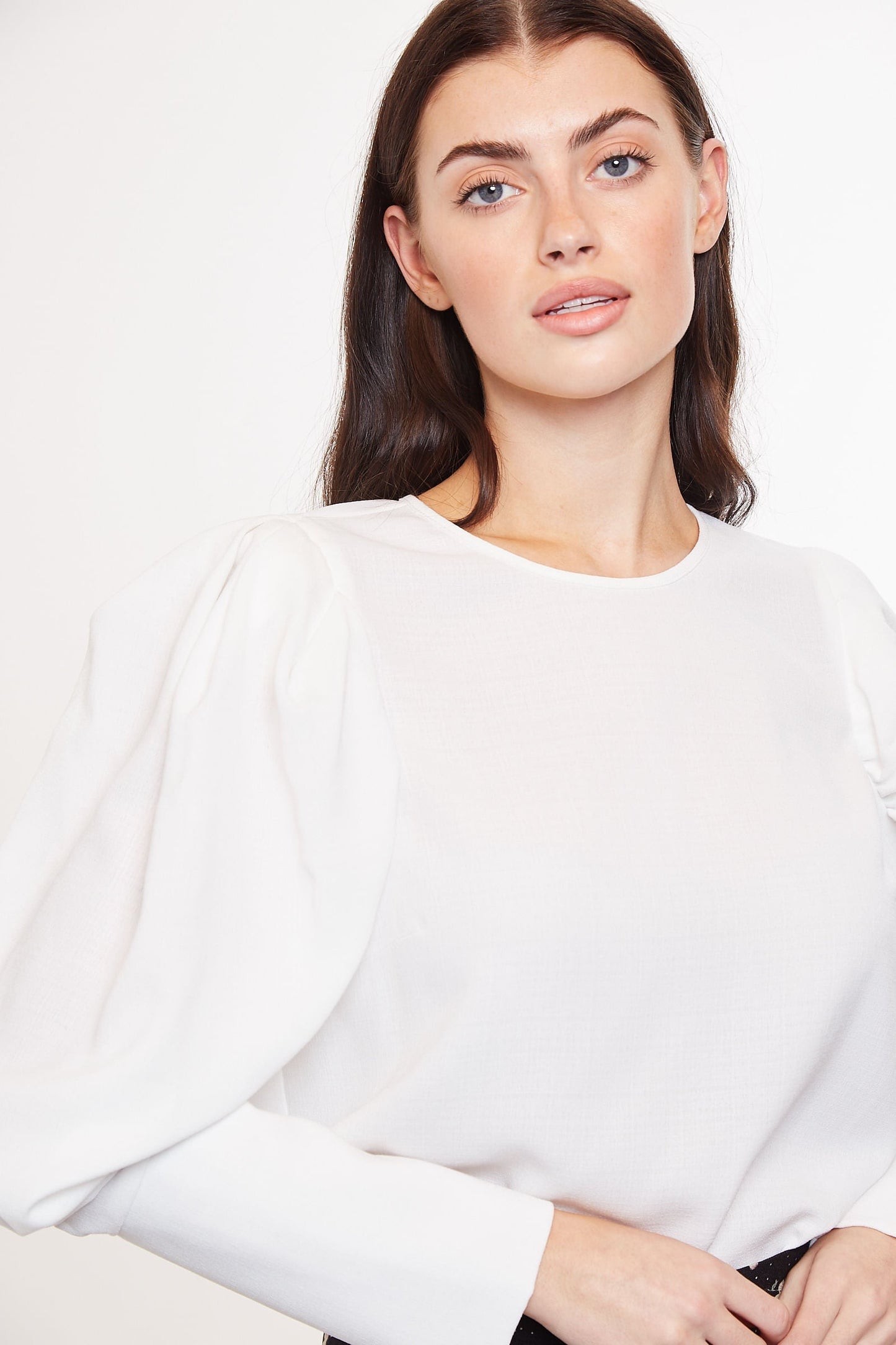 Louche Elif Statement Long Sleeve Blouse