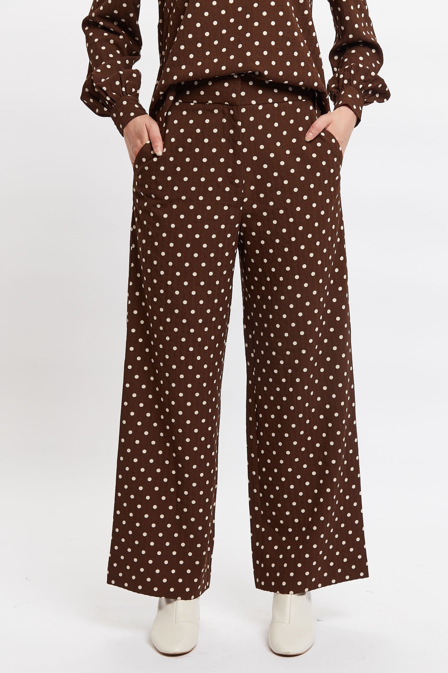 Louche Elina Pretty Woman Print Trouser