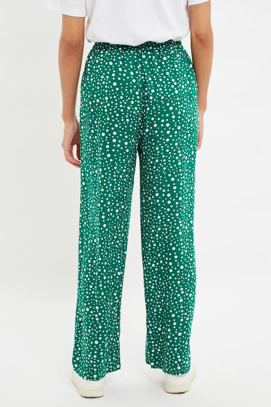 Louche Emmanuella Spot It Print Pull On Trouser