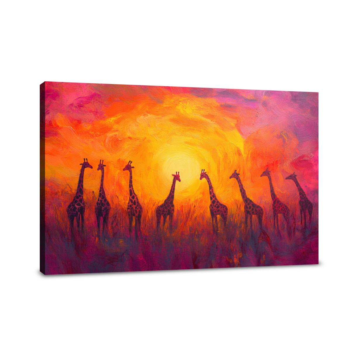 Giraffe Reverie Canvas