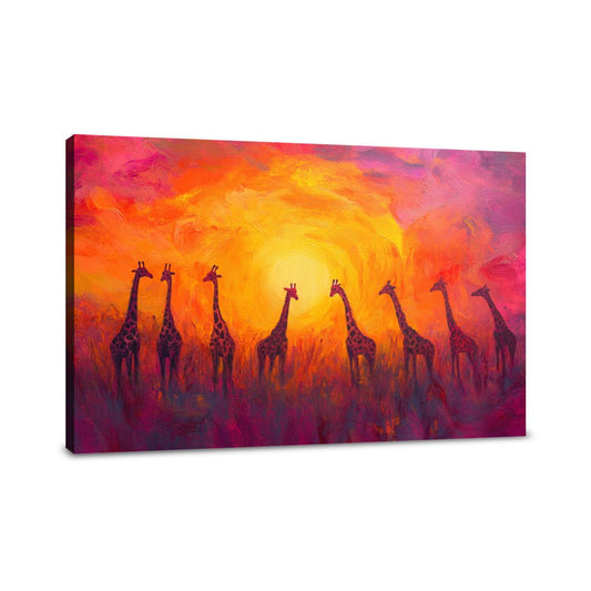 Giraffe Reverie Canvas