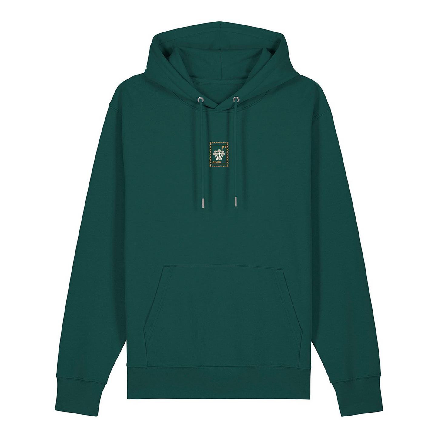 Enoki Mushroom - Oversized Unisex Hoodie - Glazed Green