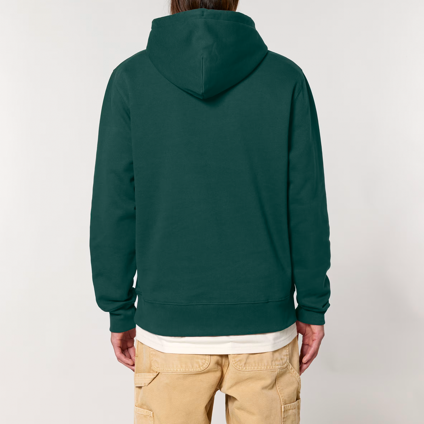 Enoki Mushroom - Oversized Unisex Hoodie - Glazed Green