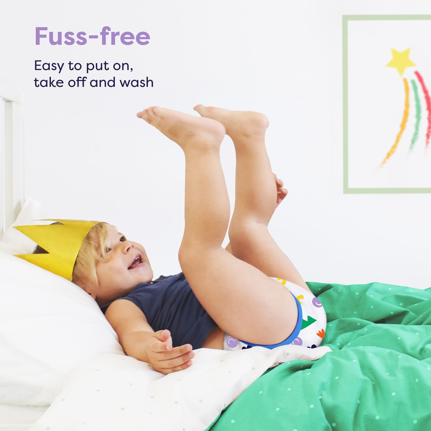 Reusable Potty Training Pants Enhanced Design in Teal