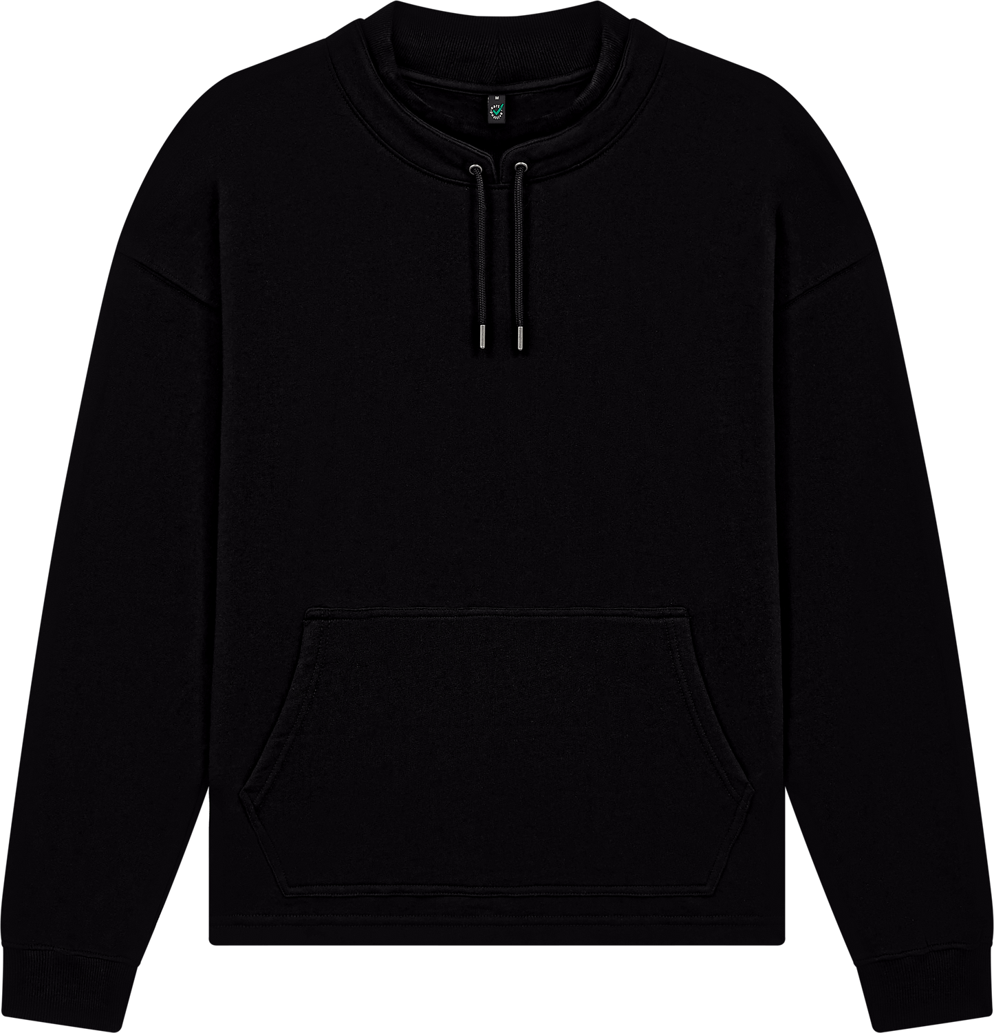 Organic Mock Neck Sweatshirt: Unisex
