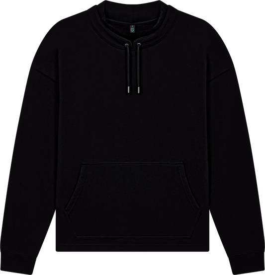 Organic Mock Neck Sweatshirt: Unisex