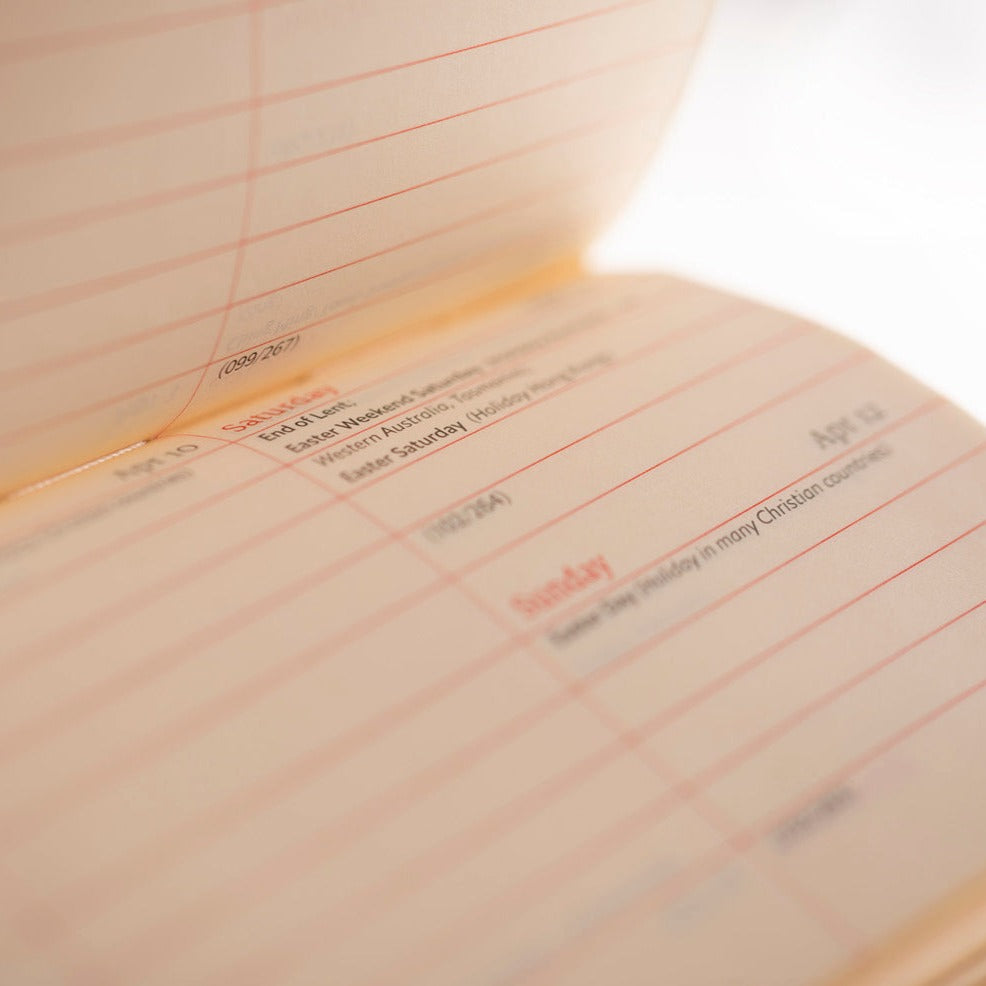 2026 Pocket Diary - Week-to-View Planner - Black