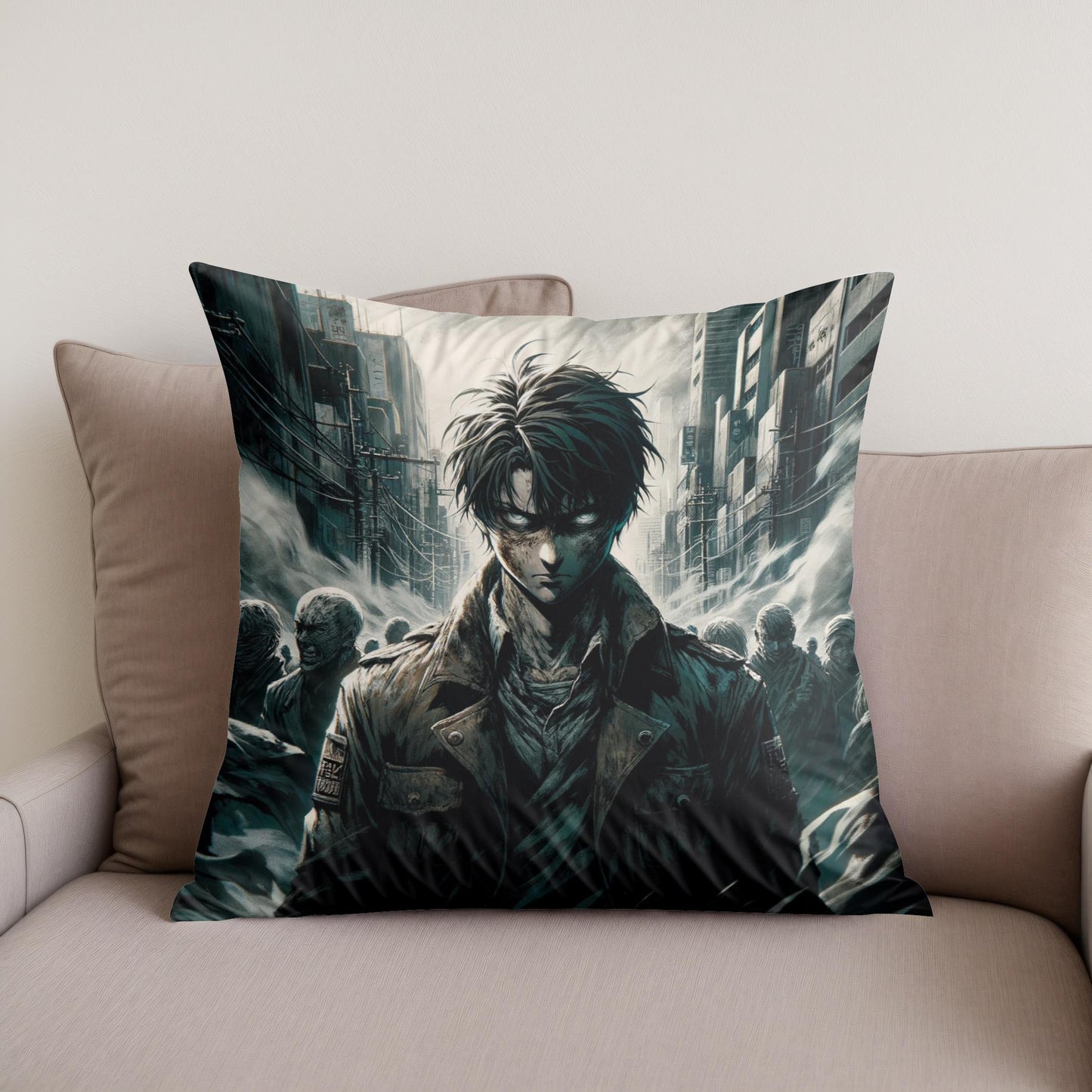 Urban Conflict Cotton Cushion
