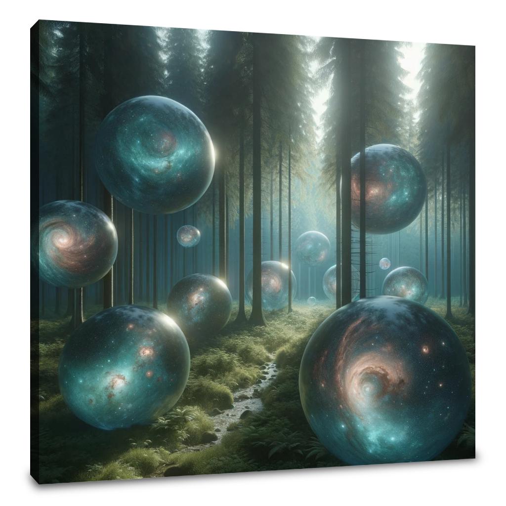 Galactic Forest Canvas
