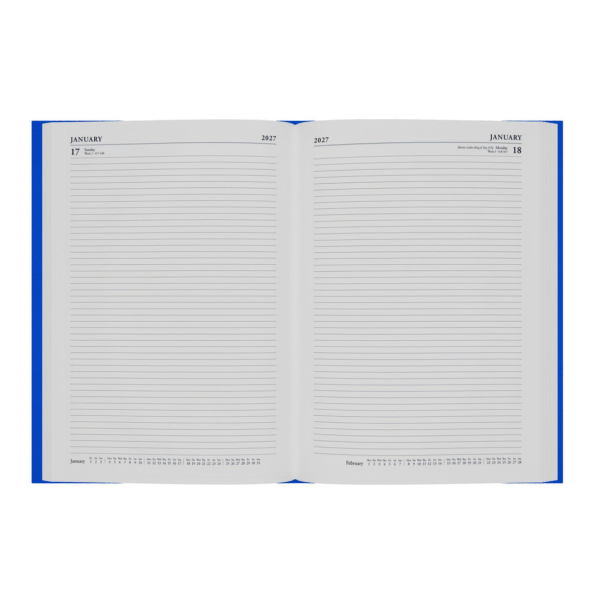 2026-2027 - Mid/Academic Year Planner - 13 Month A4 Day-to-Page Diary - Collins Debden Essential Range