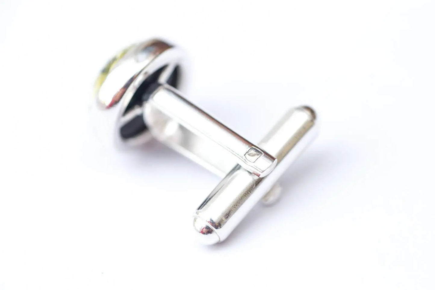 ESSENTIALS Green Amber Cufflinks