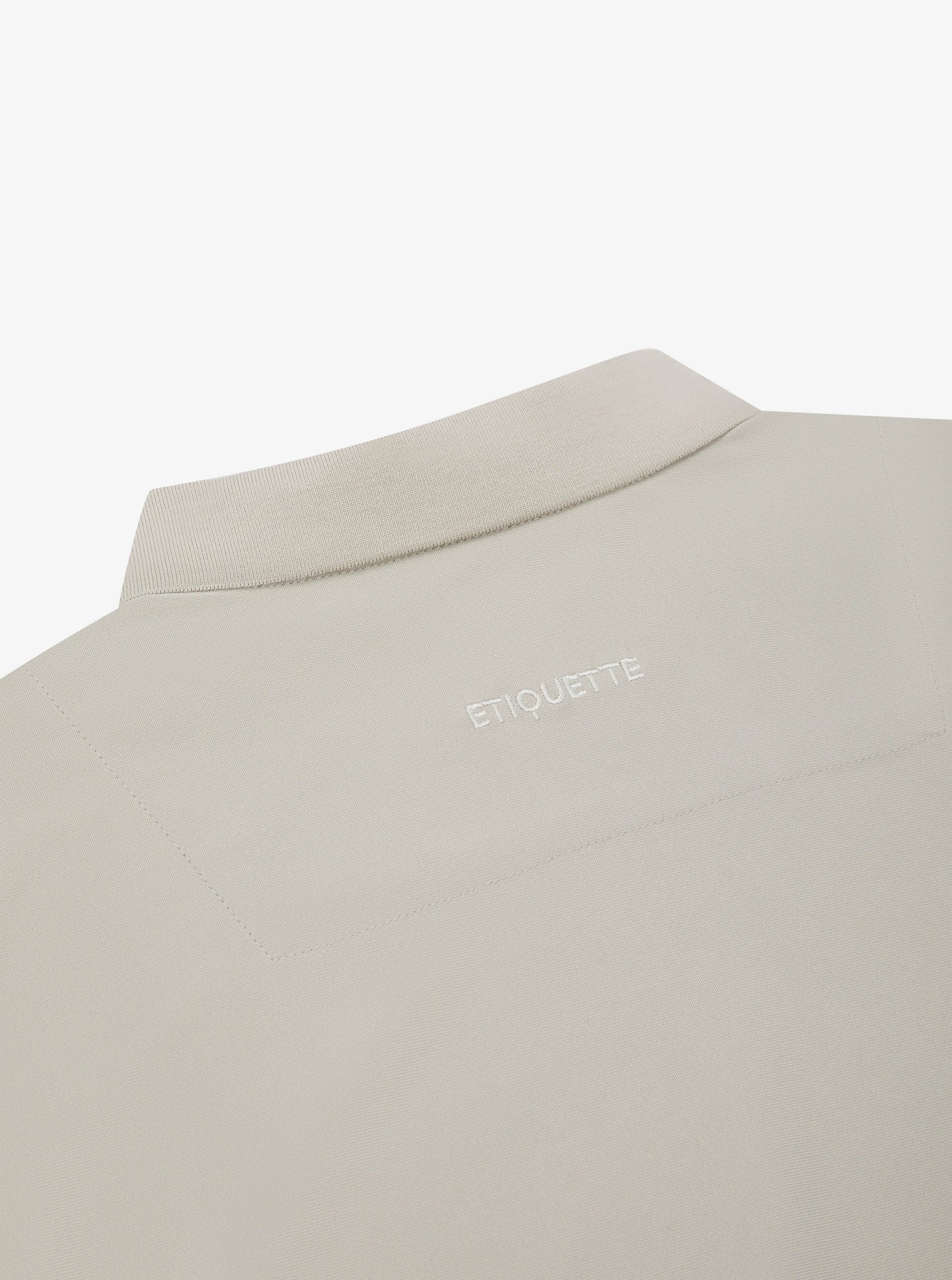 Double Zip Overshirt - Light Grey