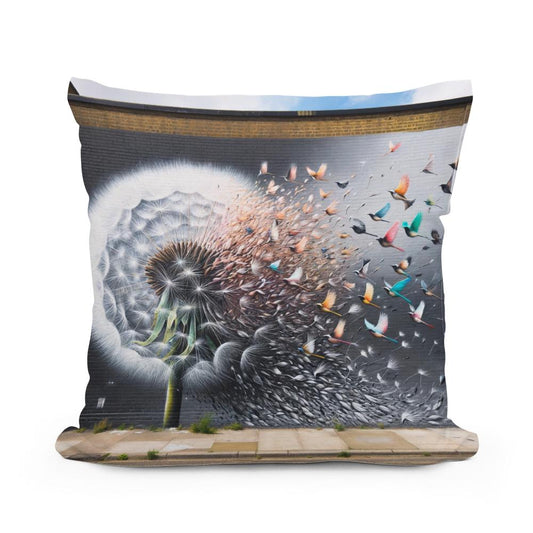 Dandelion Flight Cotton Cushion