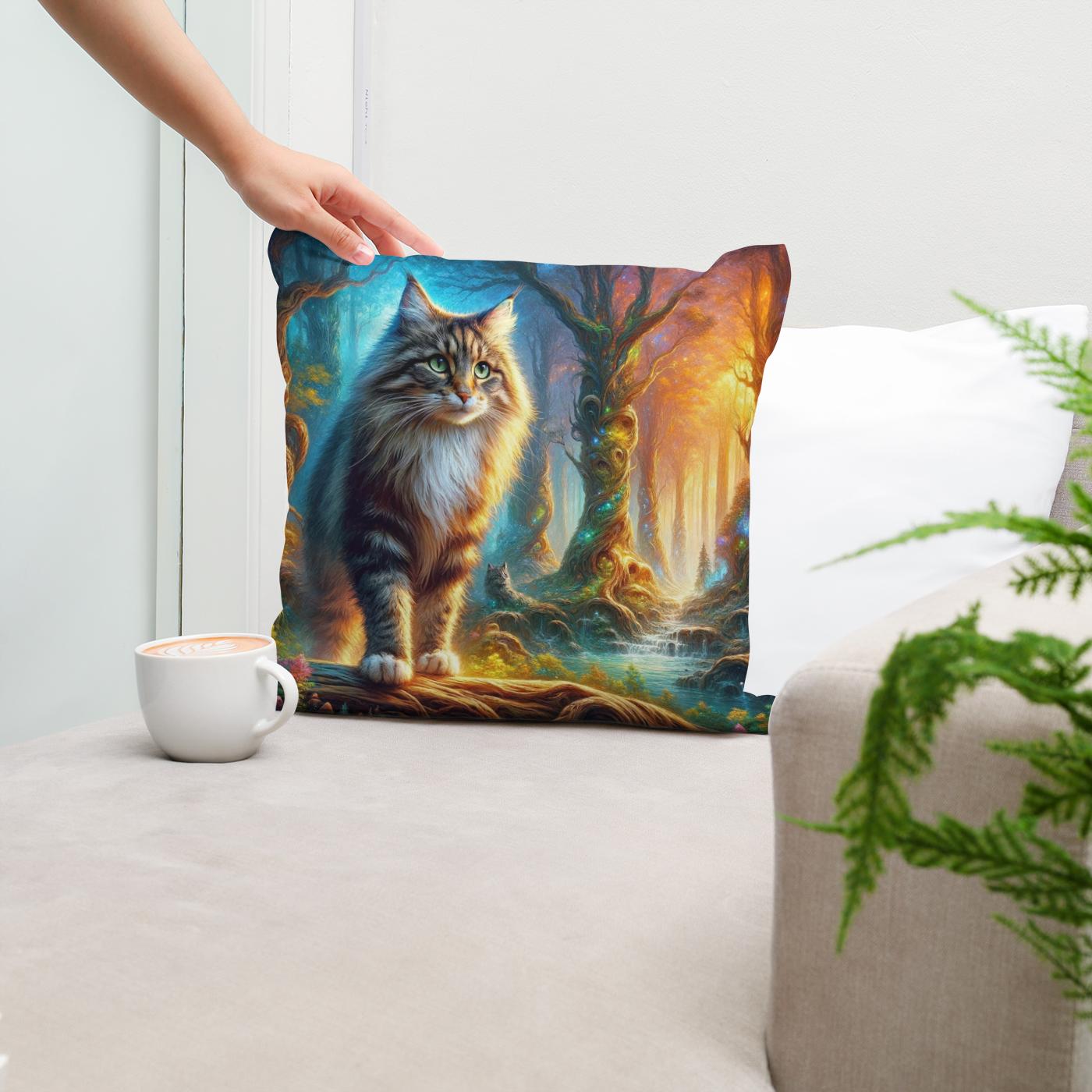 Forest Guardian Cotton Cushion
