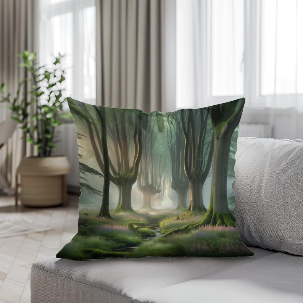 Whispering Nature Cotton Cushion
