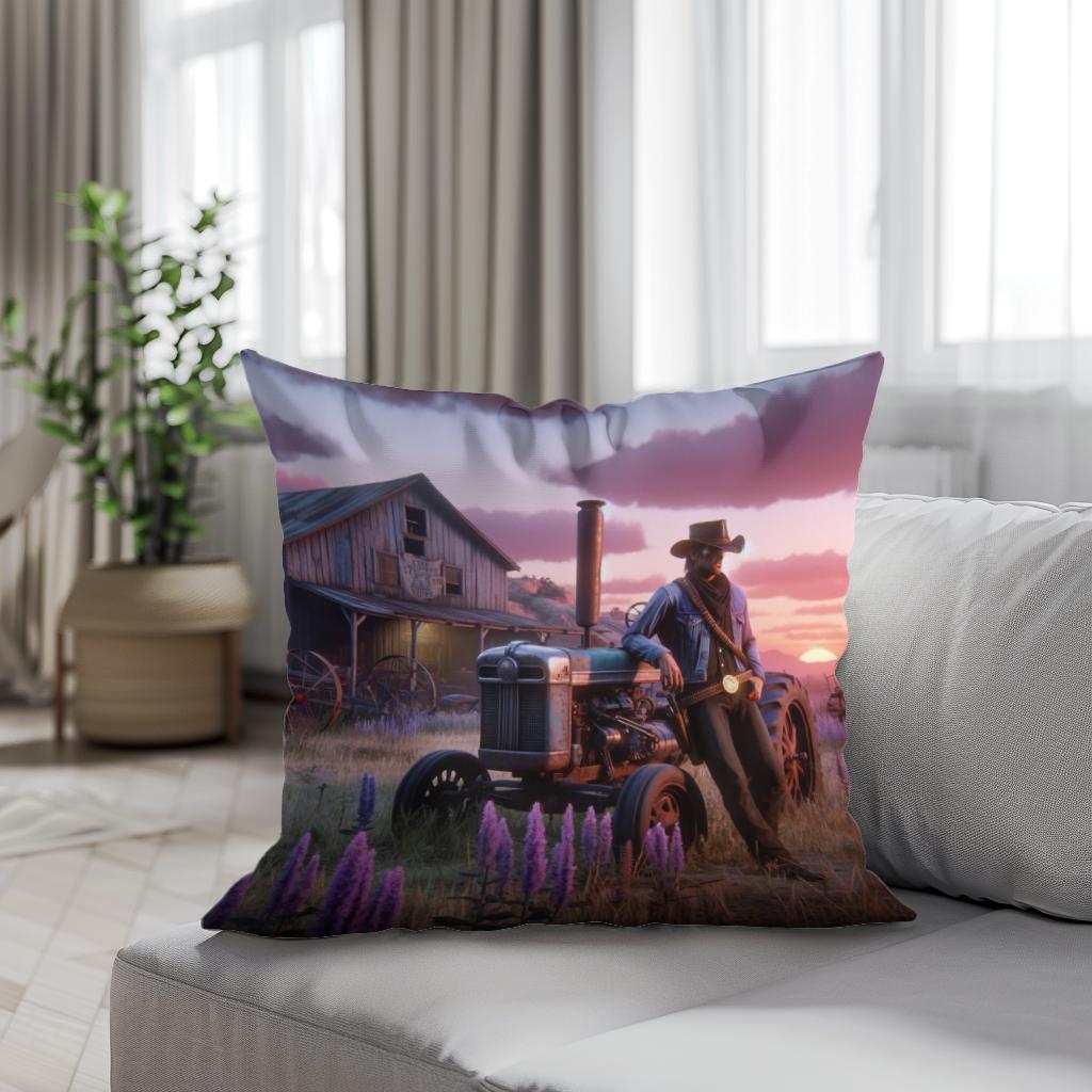 Serenity Echoes Cotton Cushion