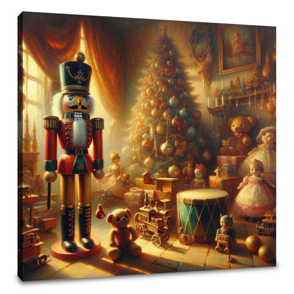 Nutcracker Nostalgia Morning Canvas
