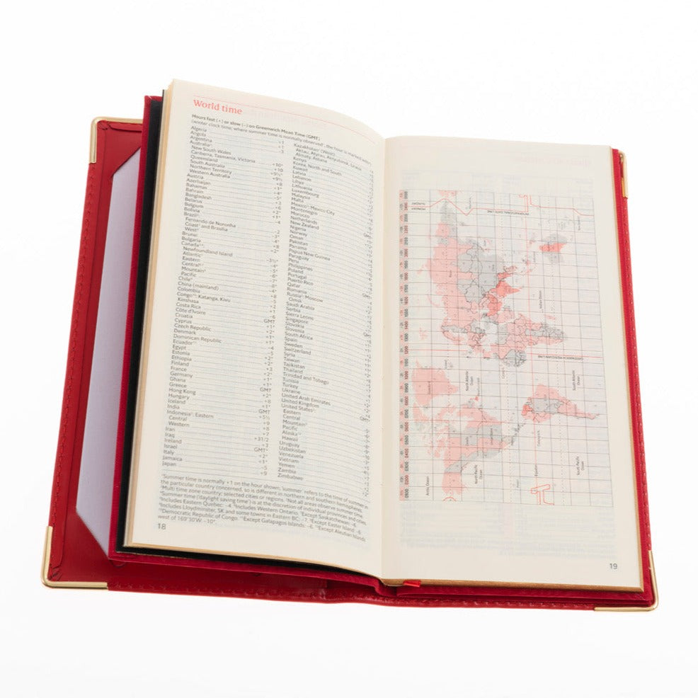 2026 Wallet Diary - Week-to-View Planner -  Red